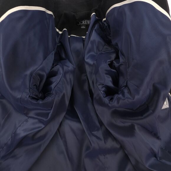 NEW J Crew Devon blazer in Bi-stretch cotton blend Black Old Money Quiet Luxury - Picture 7 of 9